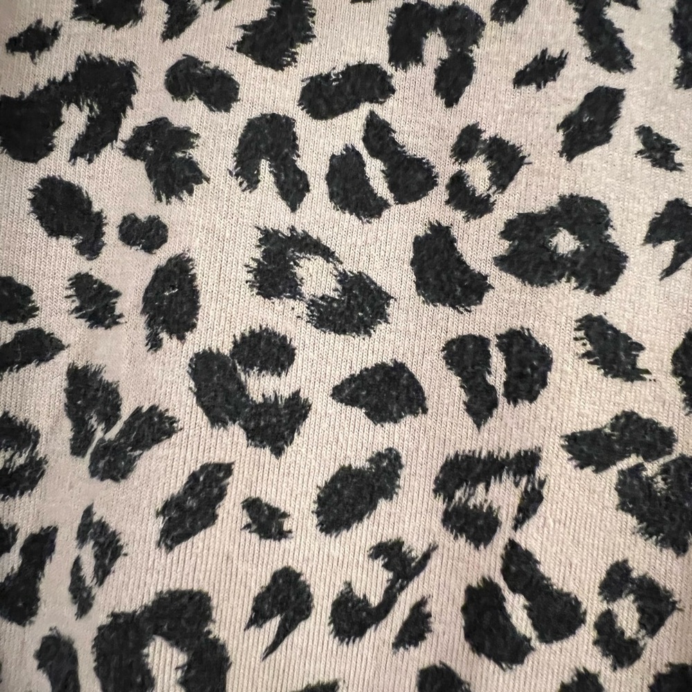 anthropologie cheetah print crew neck top - Picture 2 of 4